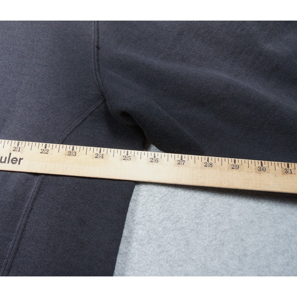 Russell Athletic Sweatshirt Mens XL Black Crewneck Pullover Sweater Faded - Picture 9 of 12
